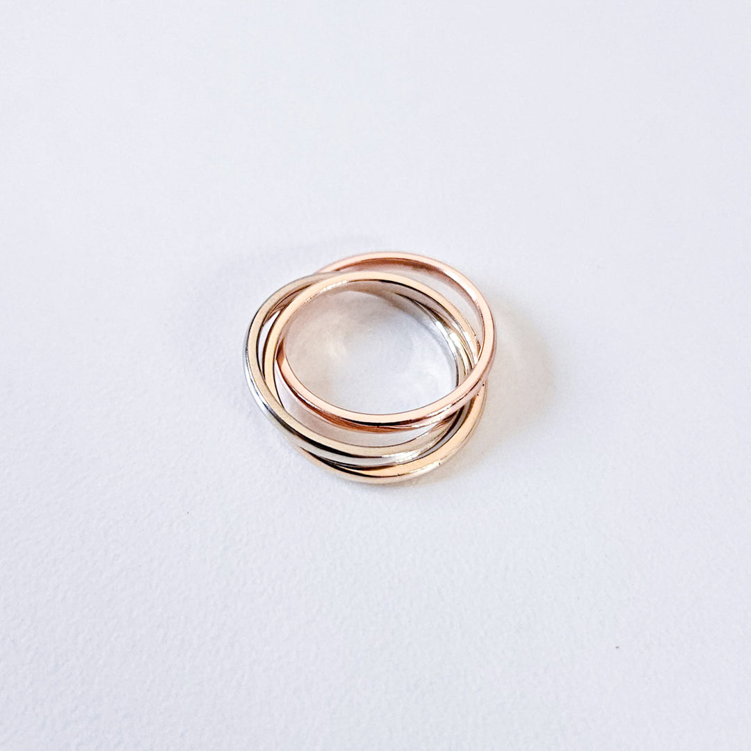 Tricolour Russian Wedding Ring