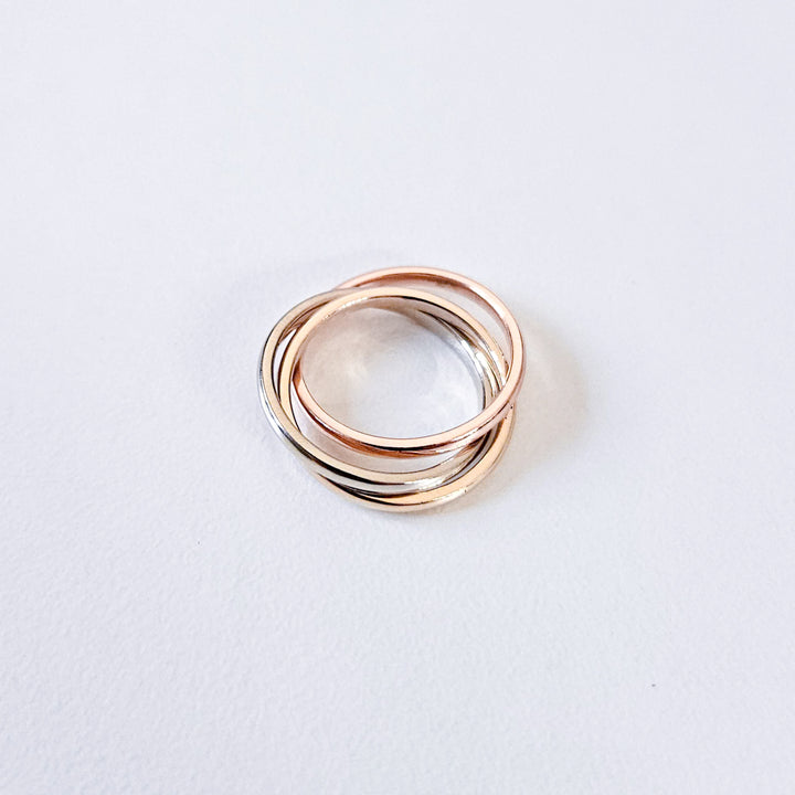 Tricolour Russian Wedding Ring