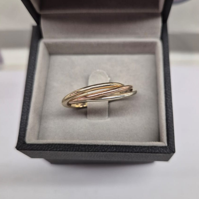 Tricolour Russian Wedding Ring