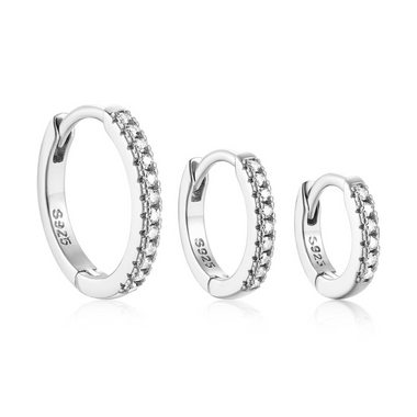 6-Piece Moissanite Huggie Set