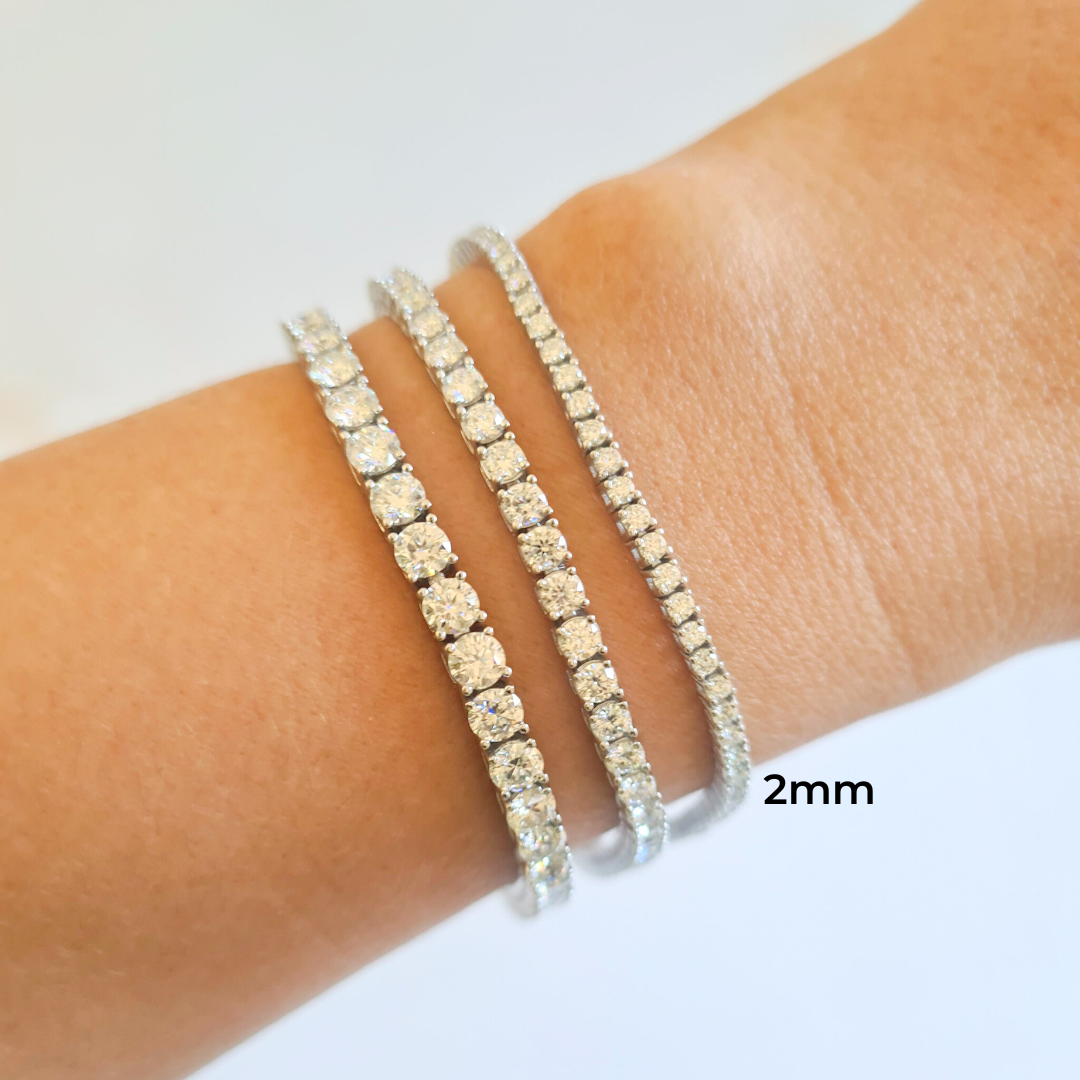 Mini Moissanite Tennis Bracelet