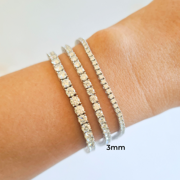 Midi Moissanite Tennis Bracelet