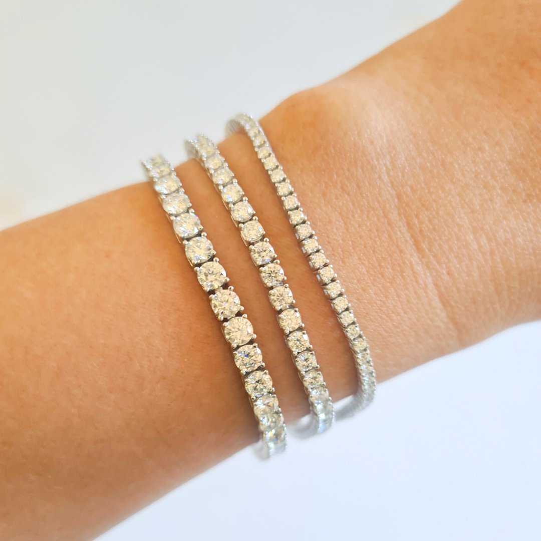 Midi Moissanite Tennis Bracelet