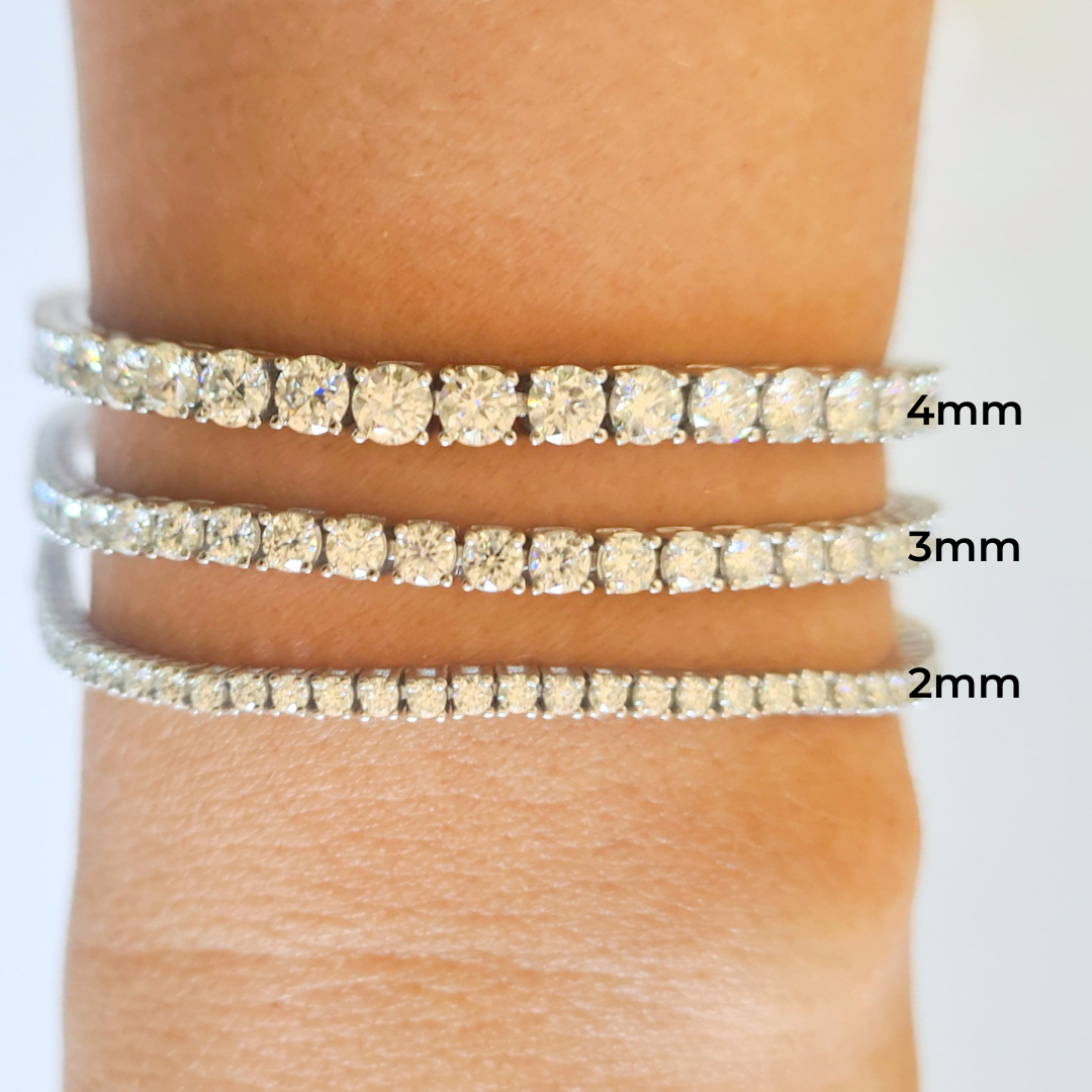 Midi Moissanite Tennis Bracelet