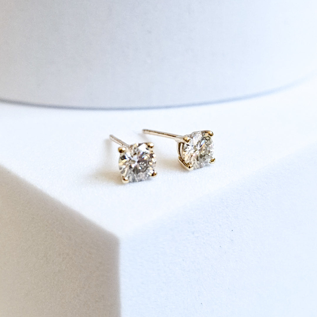 Classic Moissanite Studs