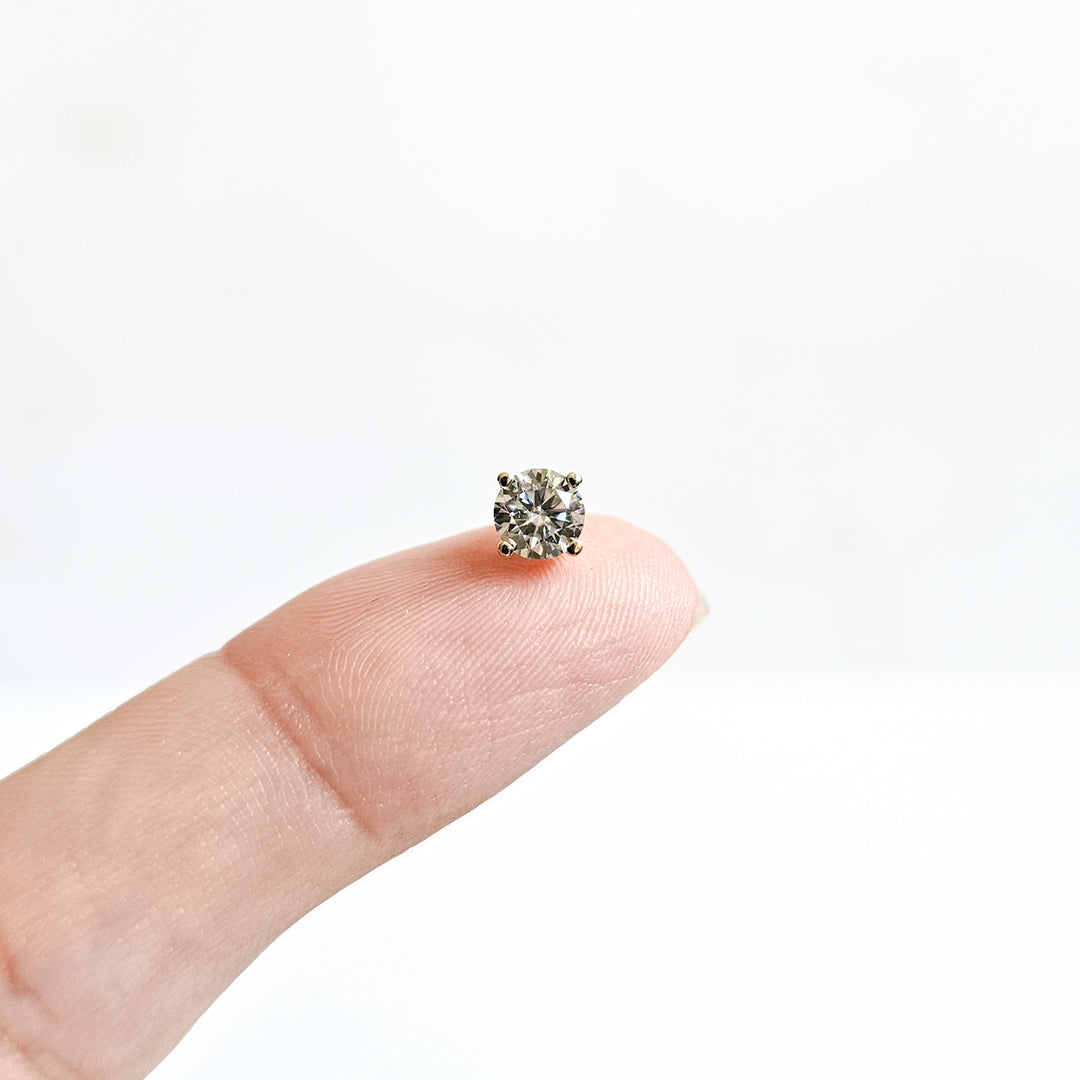 Classic Moissanite Studs