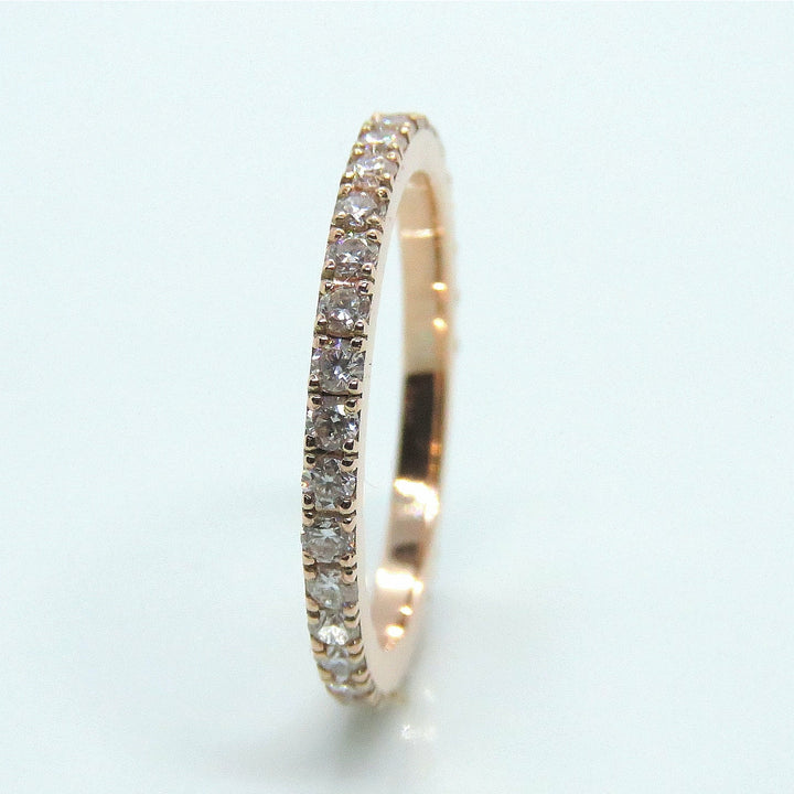 Pavé Moissanite Eternity Band