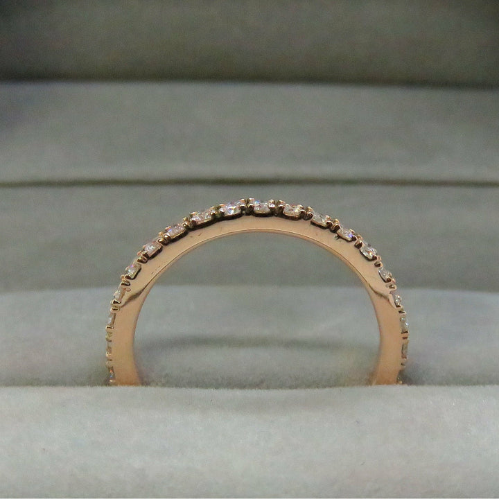 Pavé Moissanite Eternity Band