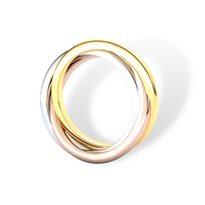 Tricolour Russian Wedding Ring