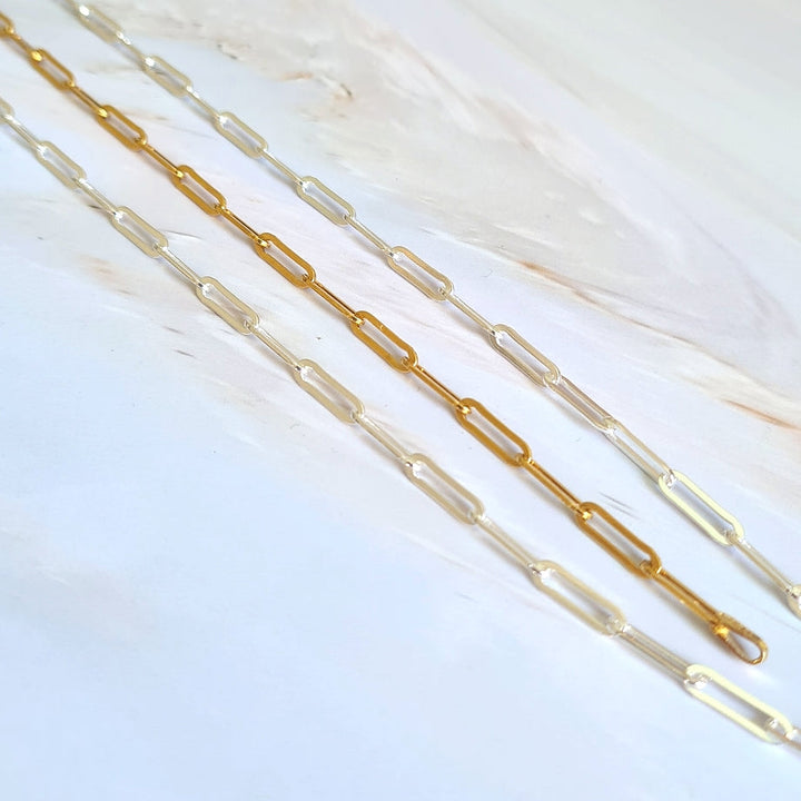 Paperclip Bracelet in Gold