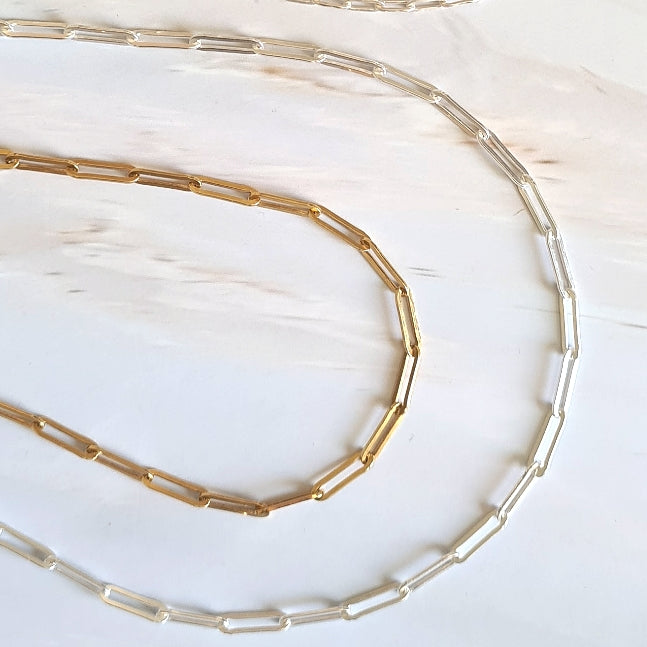 Paperclip Bracelet in Gold
